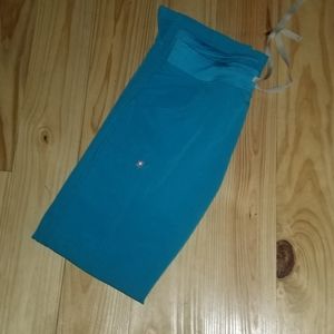 Figs teal kade small tall bottoms